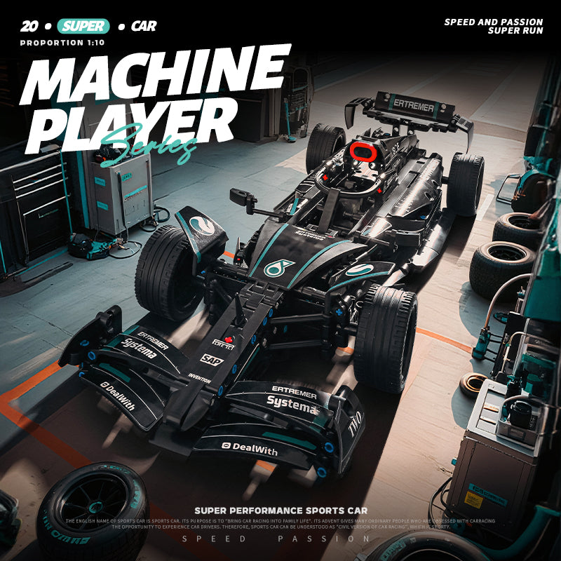 Mercedes-AMG F1 W14 Building Blocks, Formula 1 Model Kit 1:10 Scale