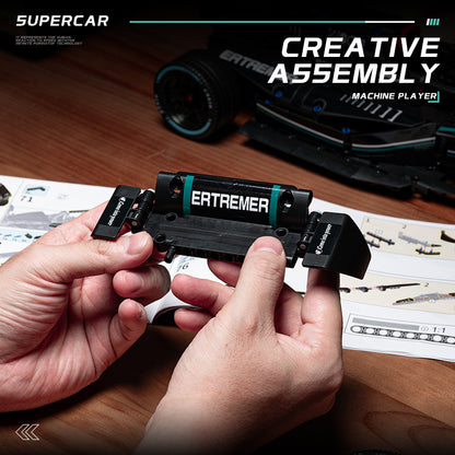 Mercedes-AMG F1 W14 Building Blocks, Formula 1 Model Kit 1:10 Scale